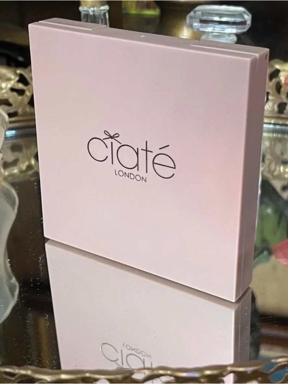 Ciate London Neutral & Warm Shimmer 9-Color Eyeshadow Palette - Pink Case